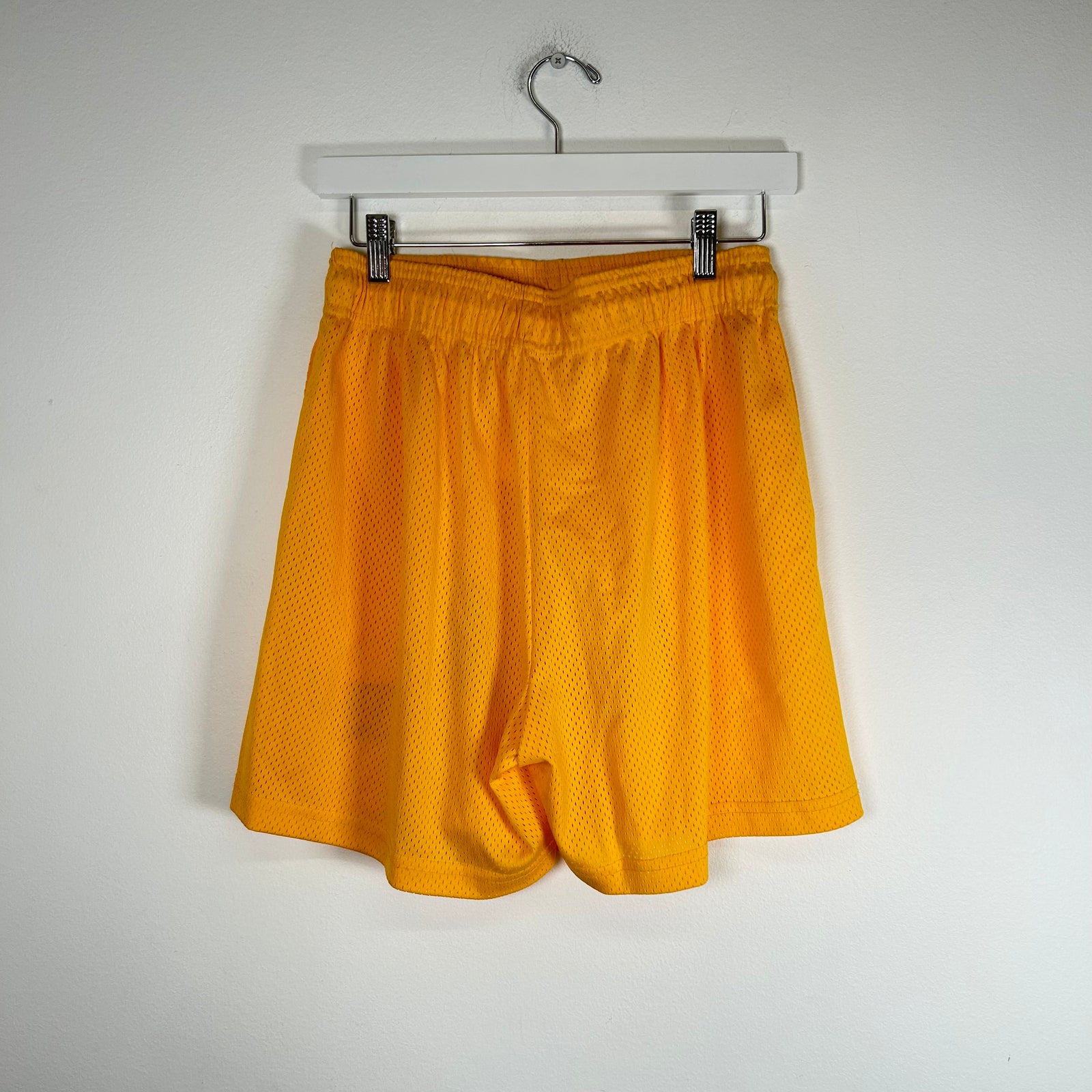 Eric Emanuel Yellow Bolts Shorts Size L