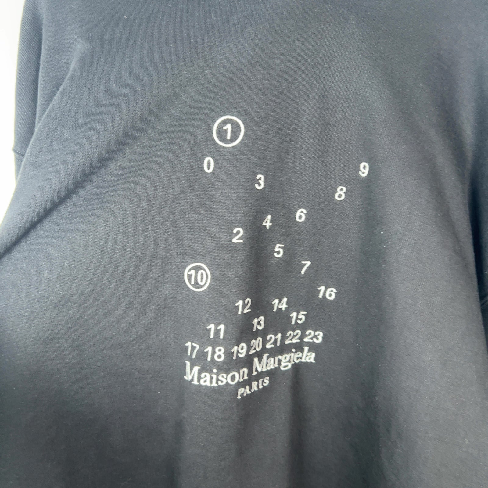 Maison Margiela Oversized Number Logo Hoodie