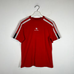 Balenciaga Red Sporty B Shrunken Tee Size L
