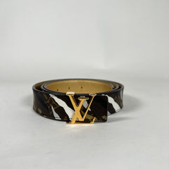 Louis Vuitton Camo Logo Belt