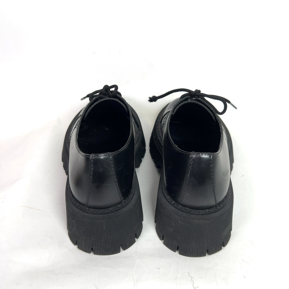 Balenciaga Leather Tractor Derby