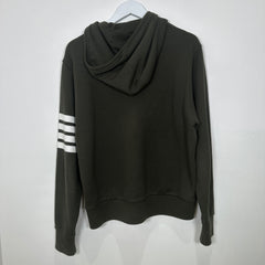 Thom Browne Green 4 Bar Hoodie Size 2
