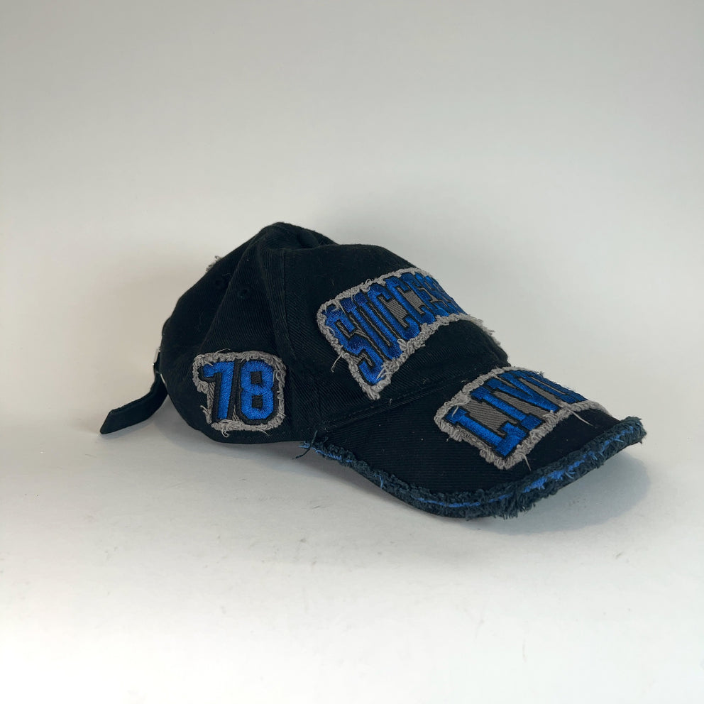 Diesel 'Successful Living' Distressed Patch Hat