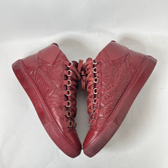 Balenciaga Burgundy Arena Size 40