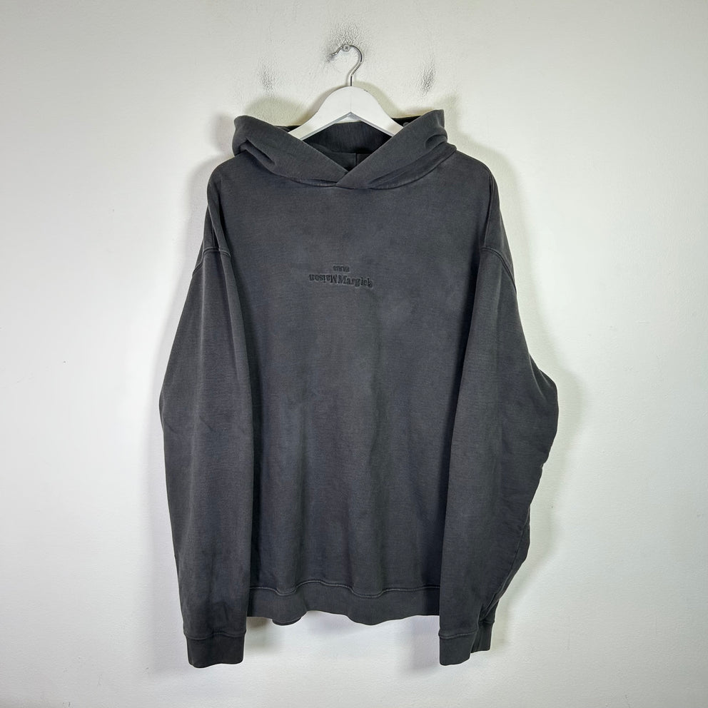 Maison Margiela Tonal Upside Down Logo Hoodie