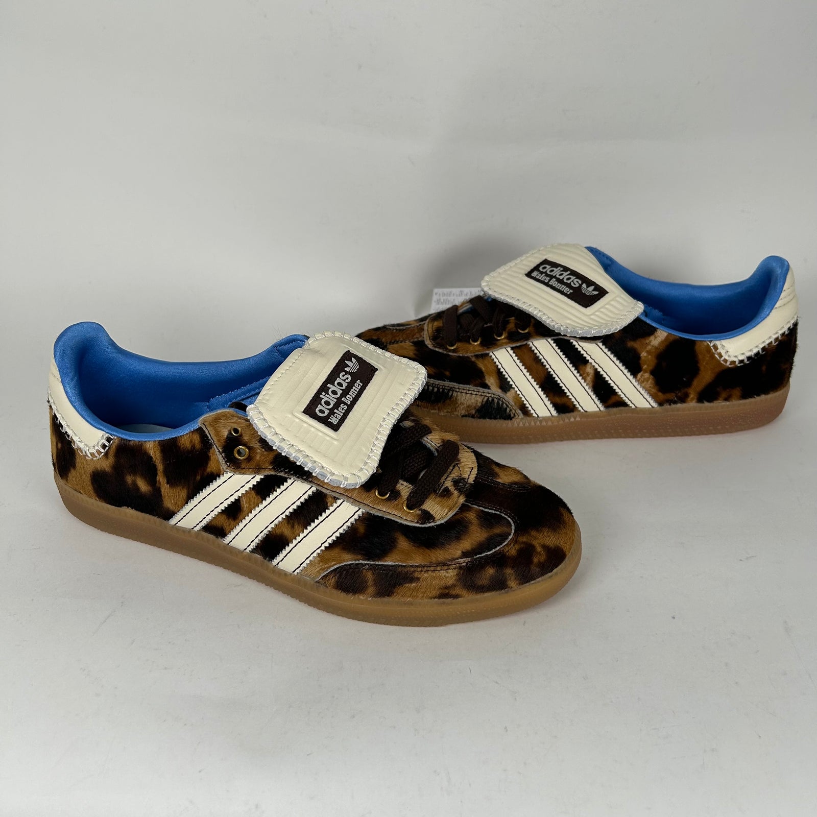 Adidas x Wales Bonner Leopard Ponyhair Samba Sneaker Size 10.5