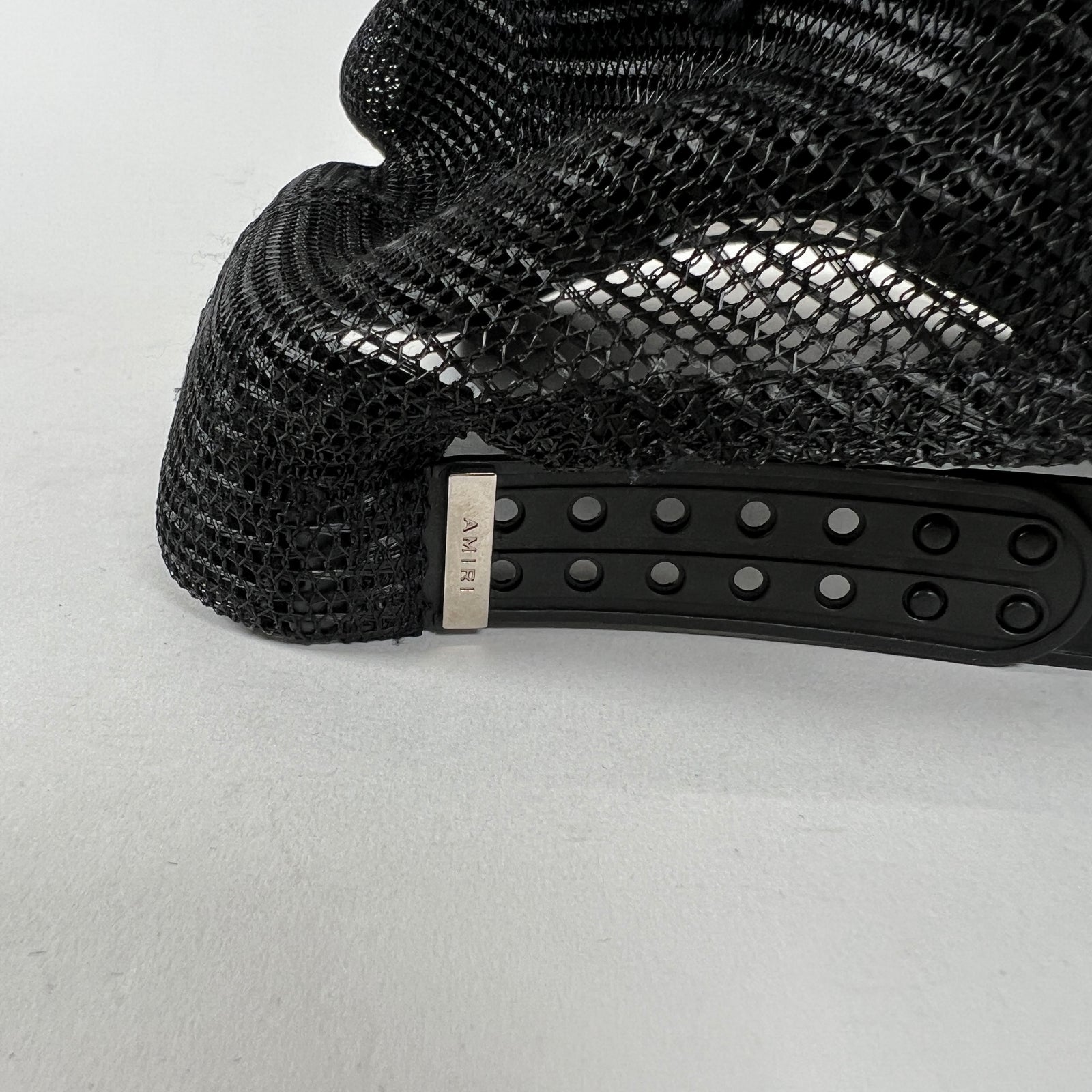Amiri Black Trucker Hat