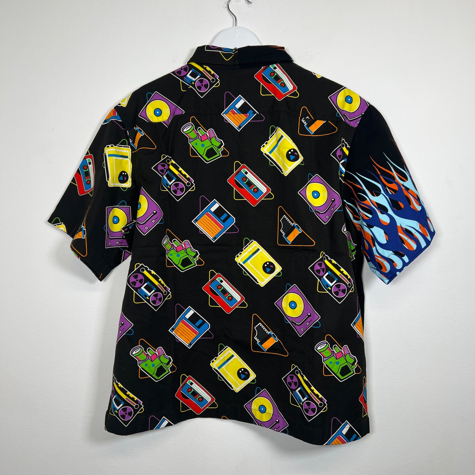 Prada Double Match Shirt Flame & Records Size XL