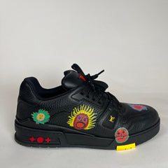 Louis Vuitton Black Yayoi Kusama Trainer Size 9