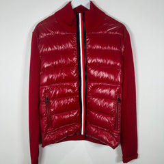 Moncler Puffer Cardigan Knit Jacket Size M