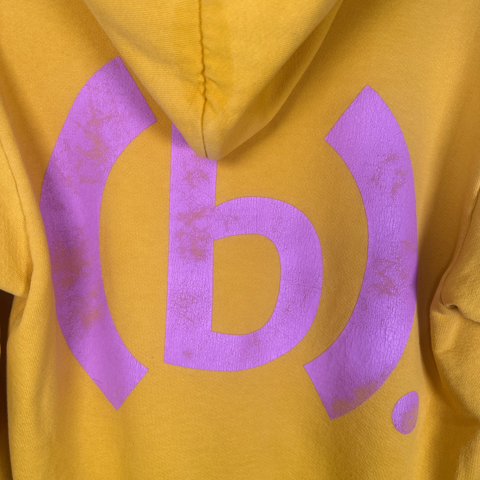 B. Stroy 'Fuck' Yellow Hoodie Size S