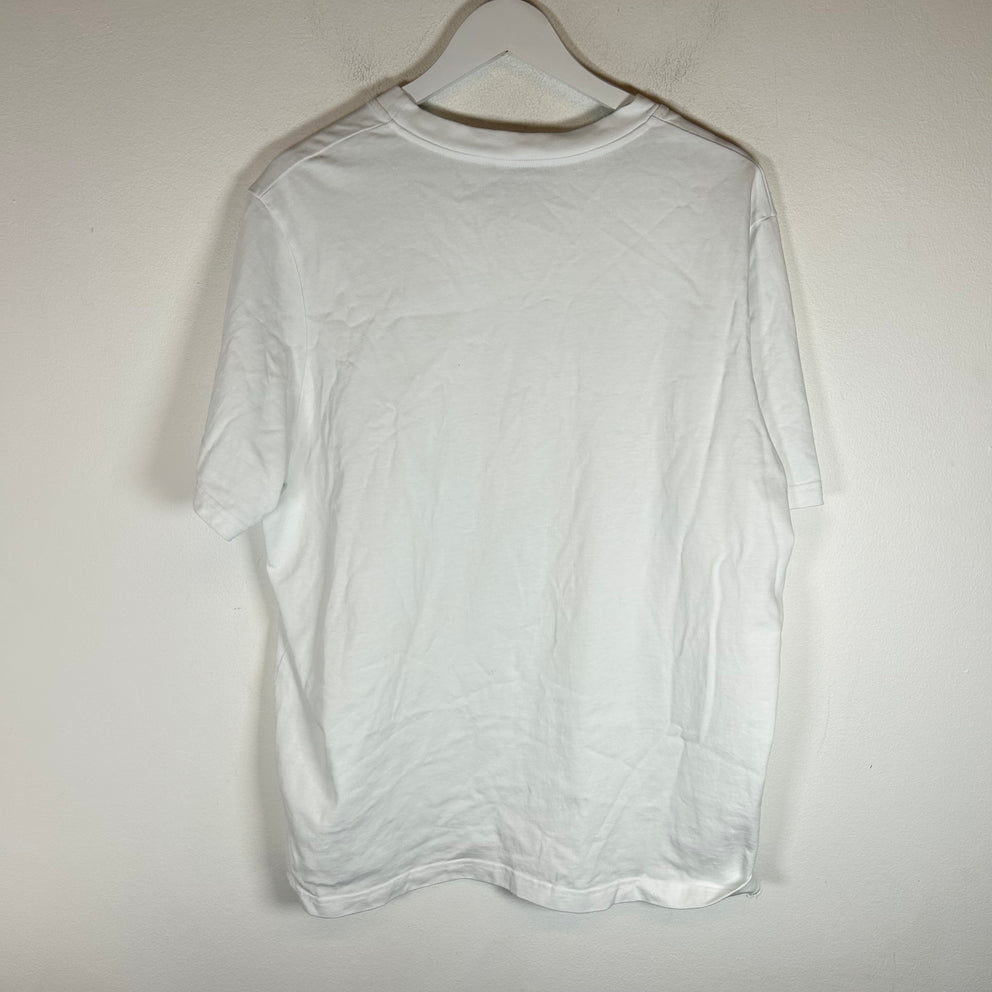 Casablanca White Tennis Club Logo T-Shirt Size XL