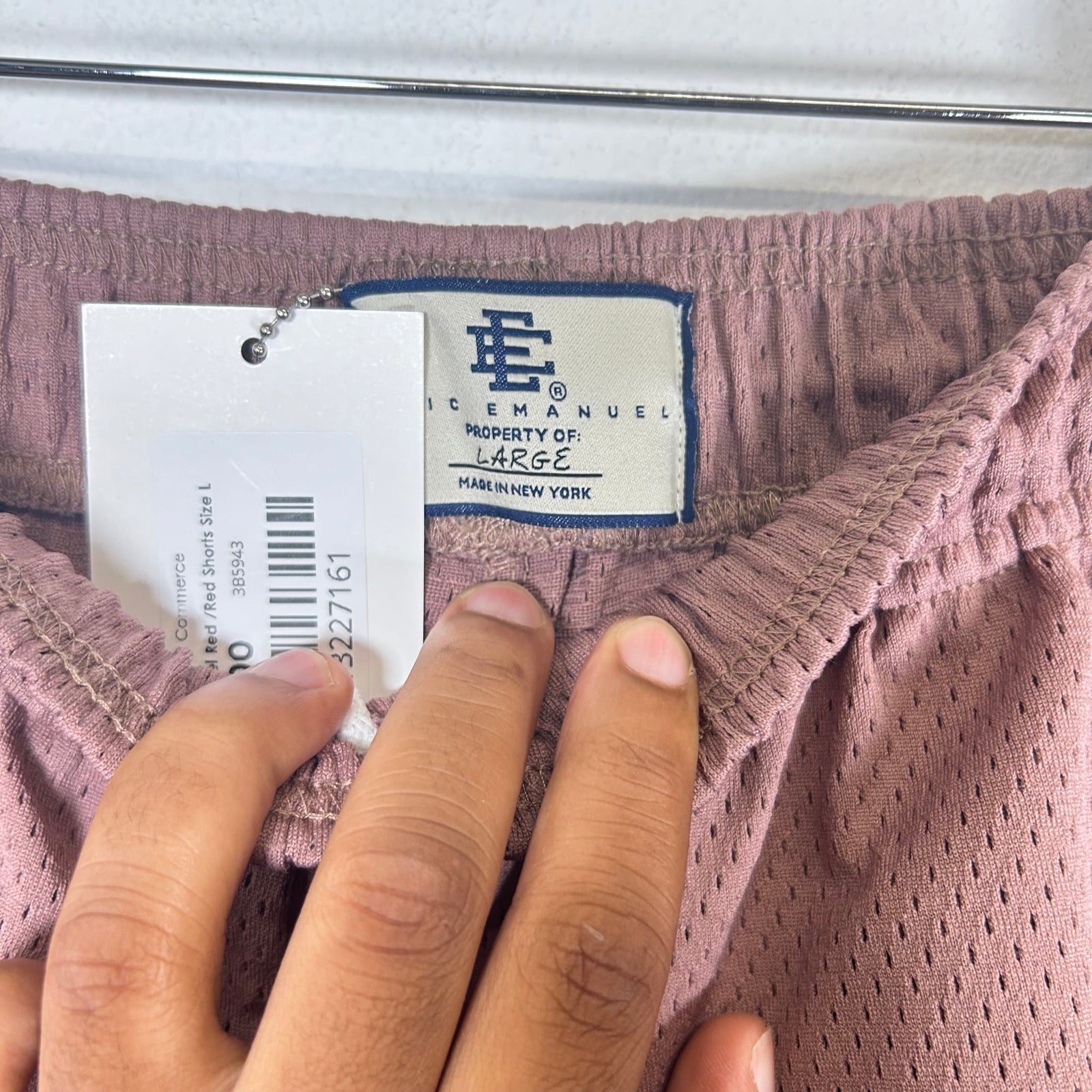 Eric Emanuel Red /Red Shorts Size L