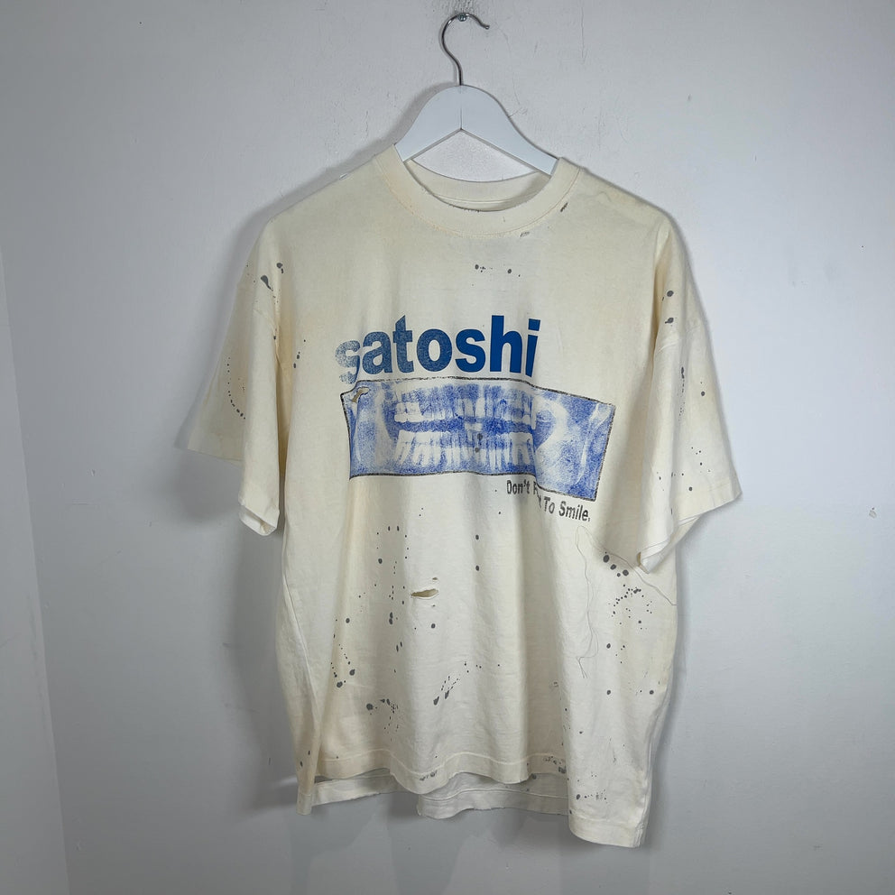 Satoshi Nakamoto 'Dont Forget To Smile' Graphic T-Shirt