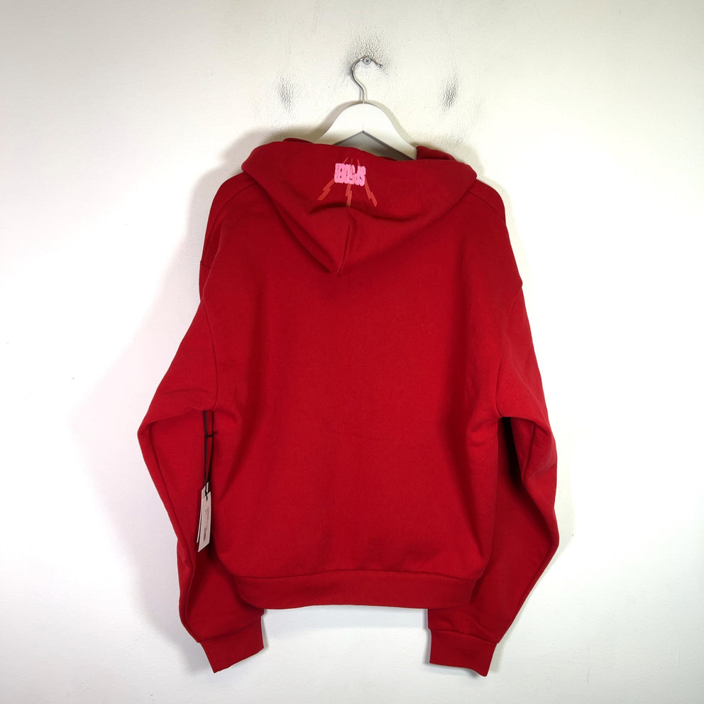 Sp5der Angel Number Zip-Up Hoodie
