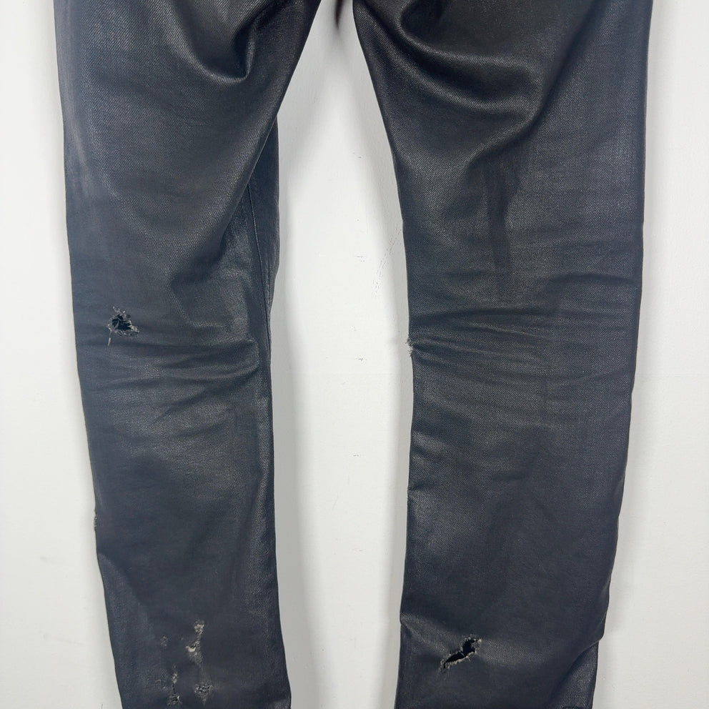 Dior SS04 'Strip' Denim Jeans