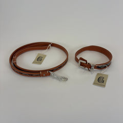Goyard 'Edmond' Dog Collar & Leash