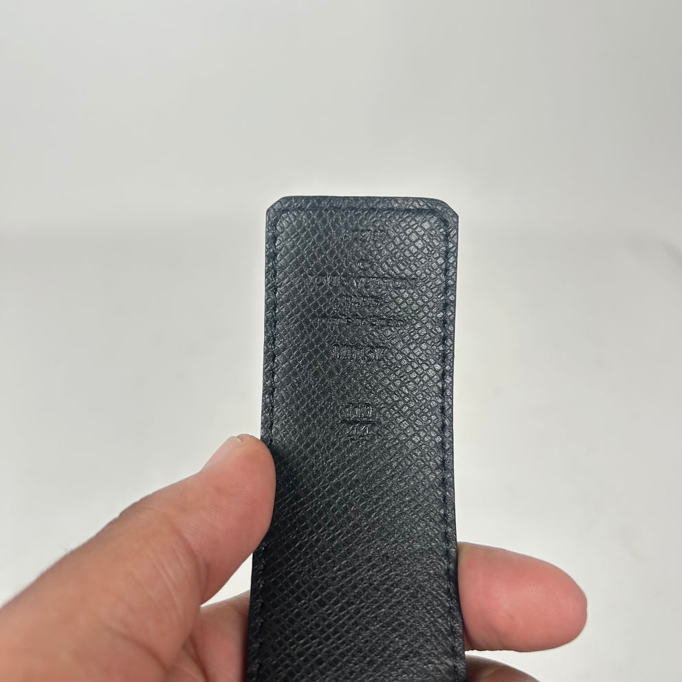 Louis Vuitton Black Monogram Belt Size 110