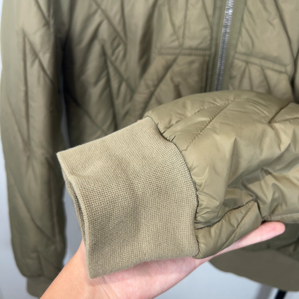 Rick Owens DRKSHDW Padded Gimp Full Zip Nylon Puffer Jacket