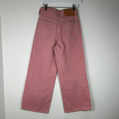 Rag & Bone Pink Wide Leg Jeans Size 23