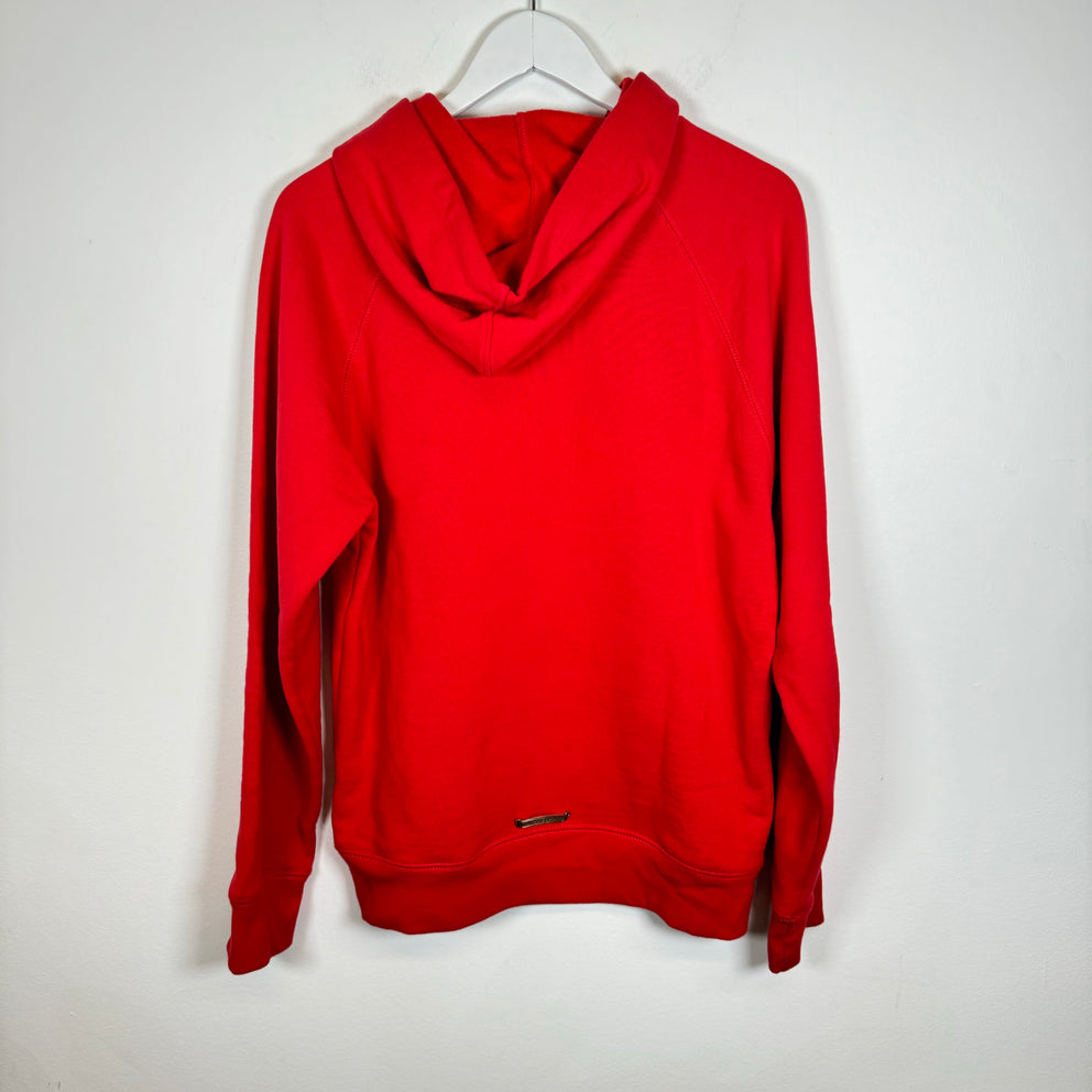 Chrome Hearts Red Triple Cross Hoodie Size M