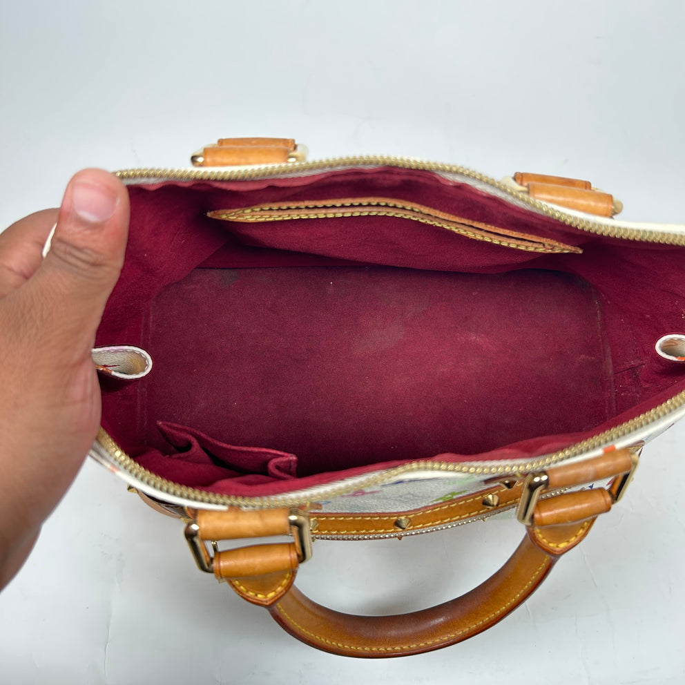 Louis Vuitton x Murakami White/Multicolor Monogram Alma Bag