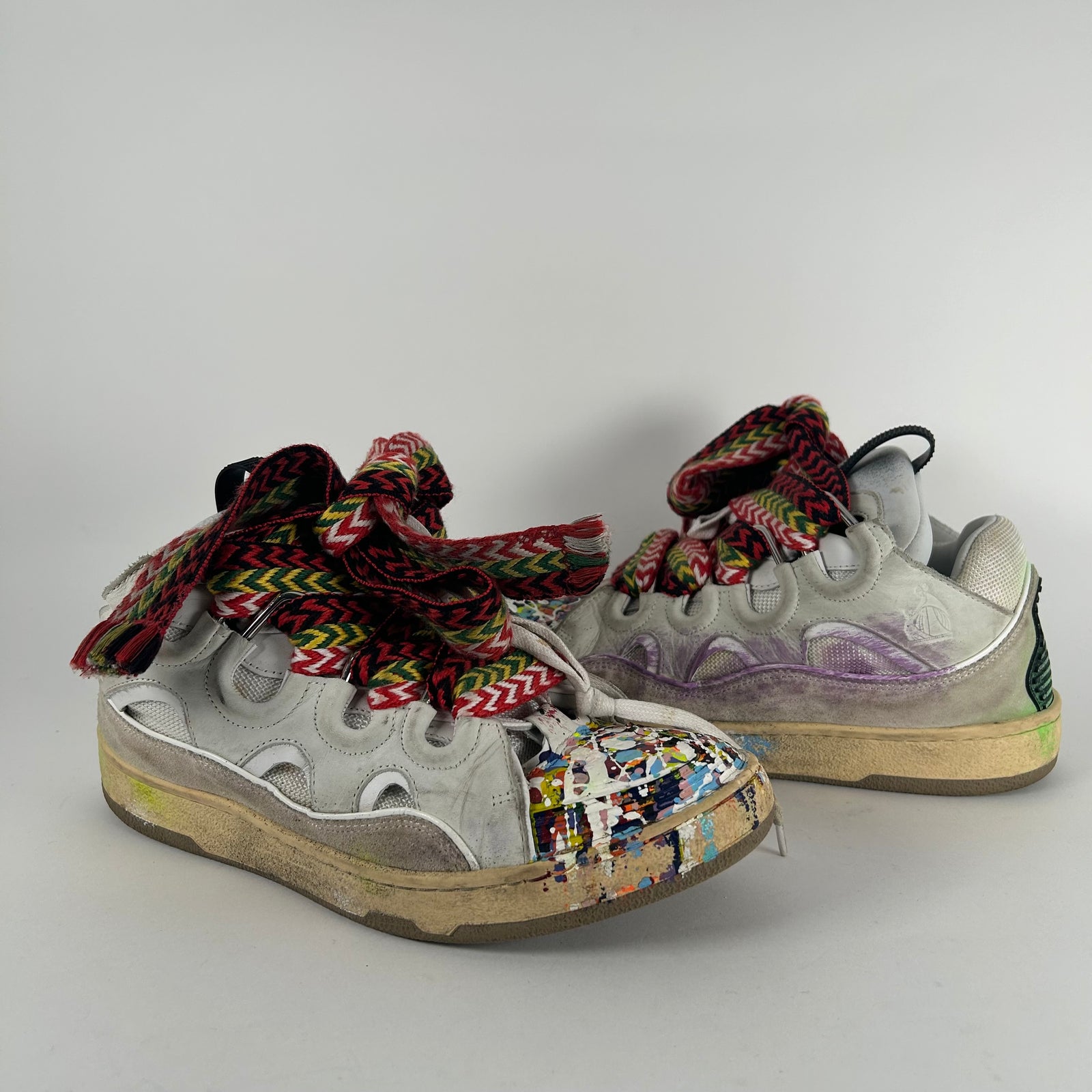 Lanvin x Gallery Dept. Paint Splatter Curb Sneaker Size 8