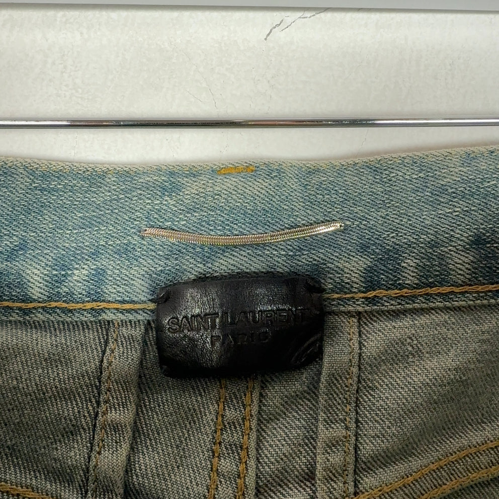 Saint Laurent Thrashed D02 Denim Jeans