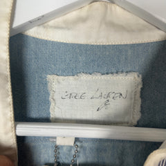 Greg Lauren Reconstructed Denim Tunic Shirt