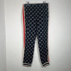 Gucci Navy GG Monogram Track Pant Size XL