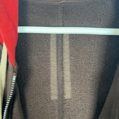 Rick Owens Dark Amber/Cherry Felpa Hoodie