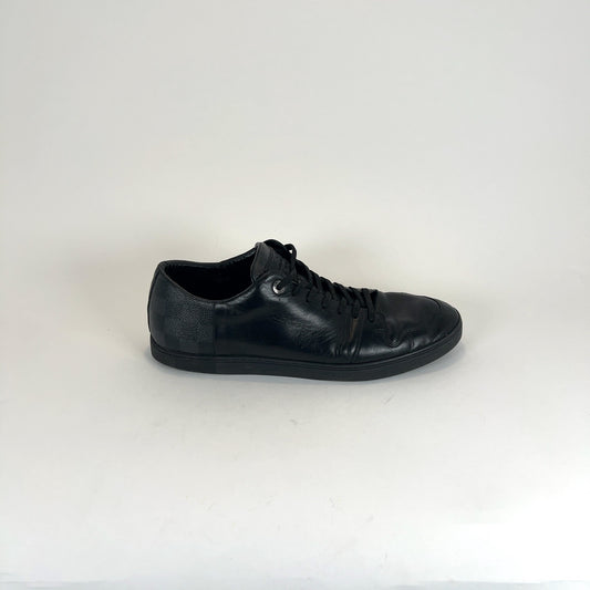 Louis Vuitton Luxemburg Black Leather Lowtop Sneakers