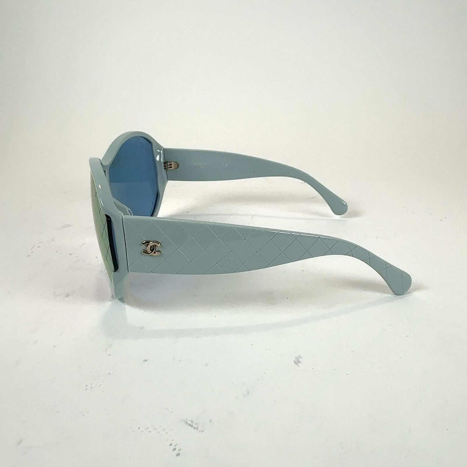 Chanel Reflective Round Shield Sunglasses