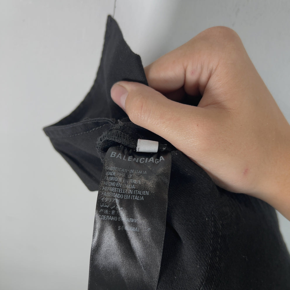 Balenciaga Shotgun Distressed Pants