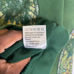 Who Decides War Vintage Green Faded Hoodie