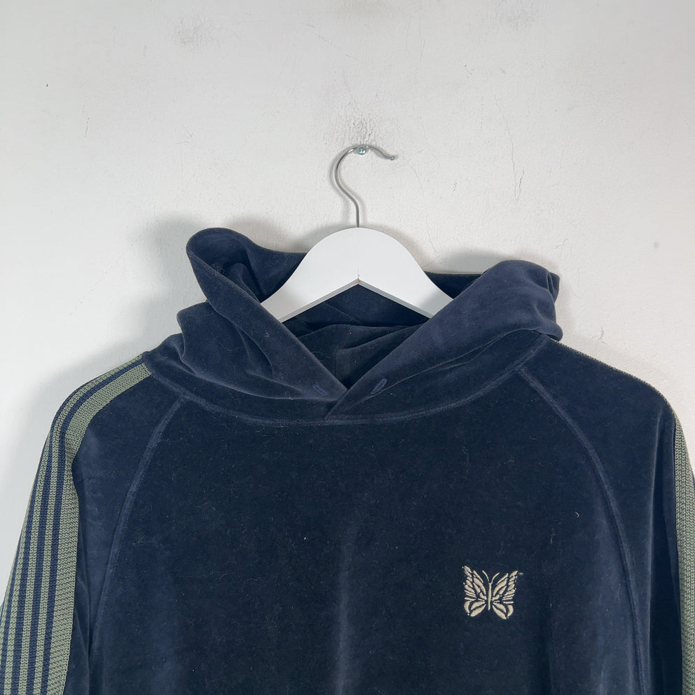 Needles Velour Striped Pull-Over Light Jacket