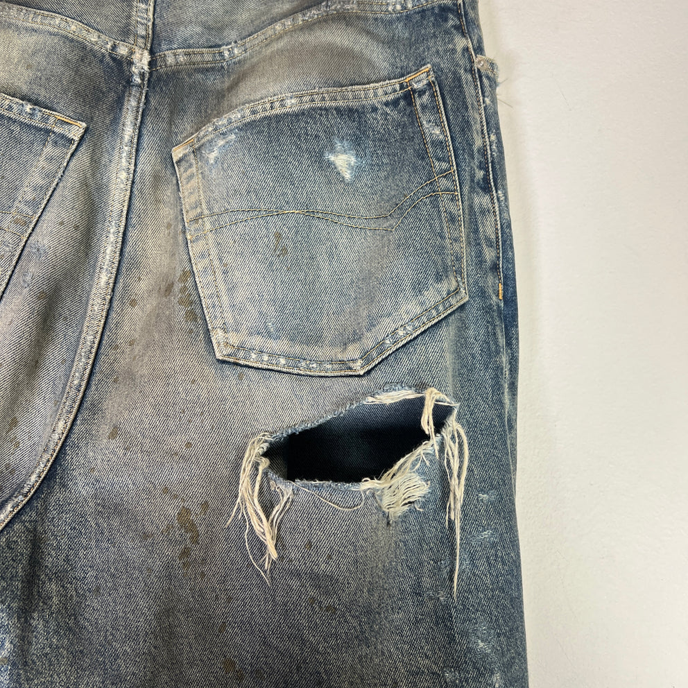 Balenciaga SS23 Mud Wash Baggy Denim Jeans