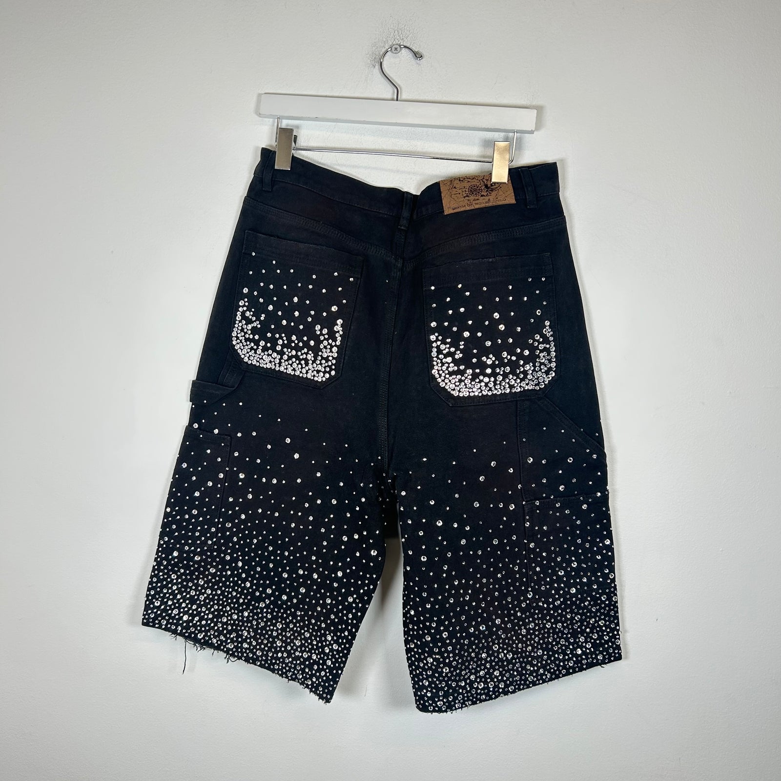 Birth Of Royal Child Black 20k Diamond Jorts Size L