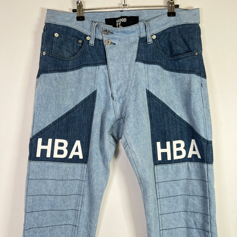 Hood By Air SS14 Panneled Denim Moto Jeans