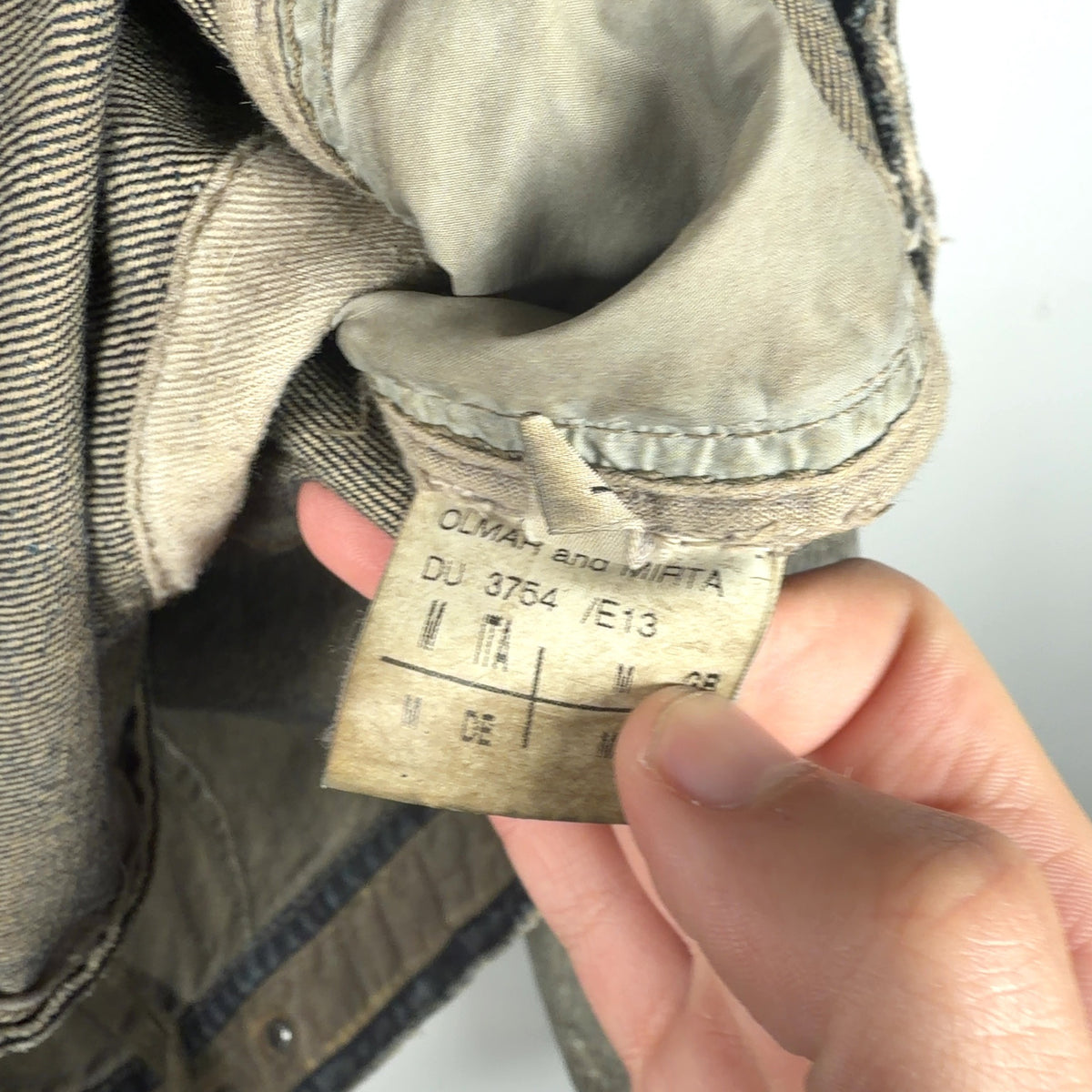 Rick Owens FW08 Dust Washed Denim Jacket