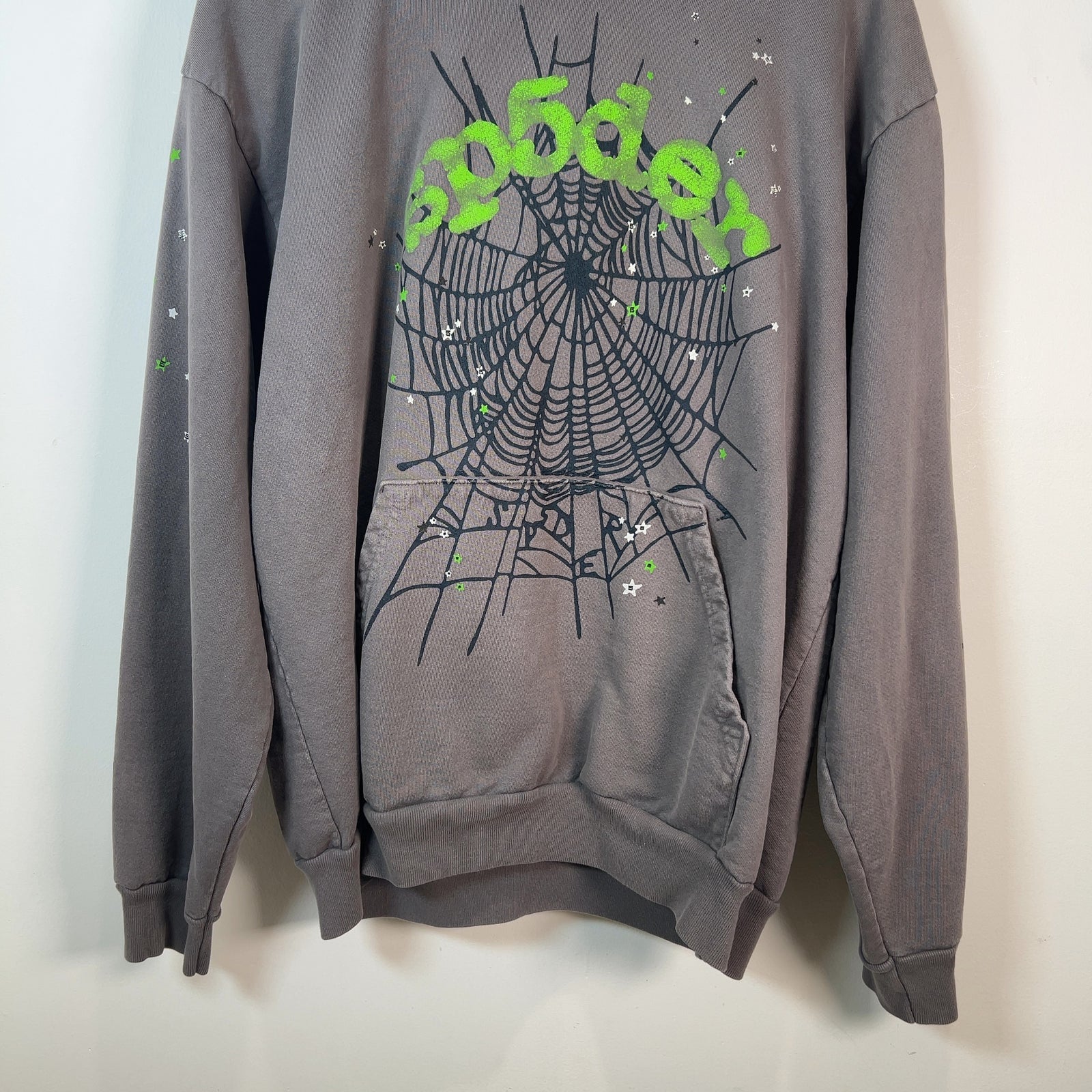 Sp5der Slime Web Graphic Hoodie
