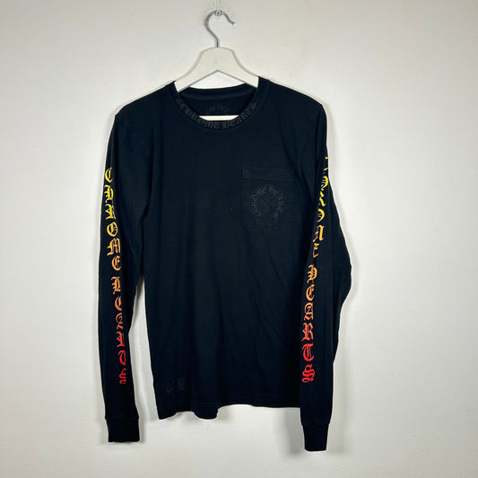 Chrome Hearts Black Gradient LS Tee Size S