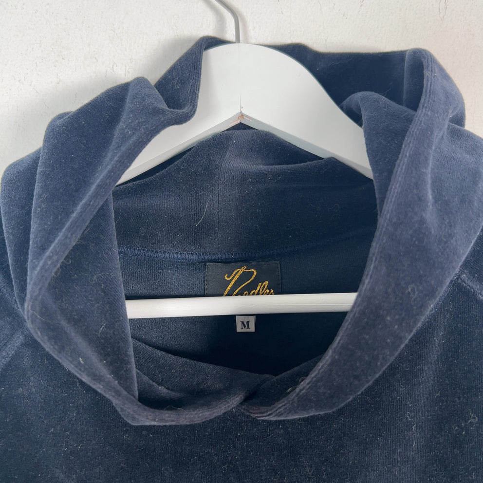 Needles Velour Striped Pull-Over Light Jacket