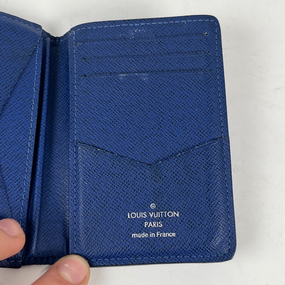 Louis Vuitton Monogram Blue Pocket Organizer