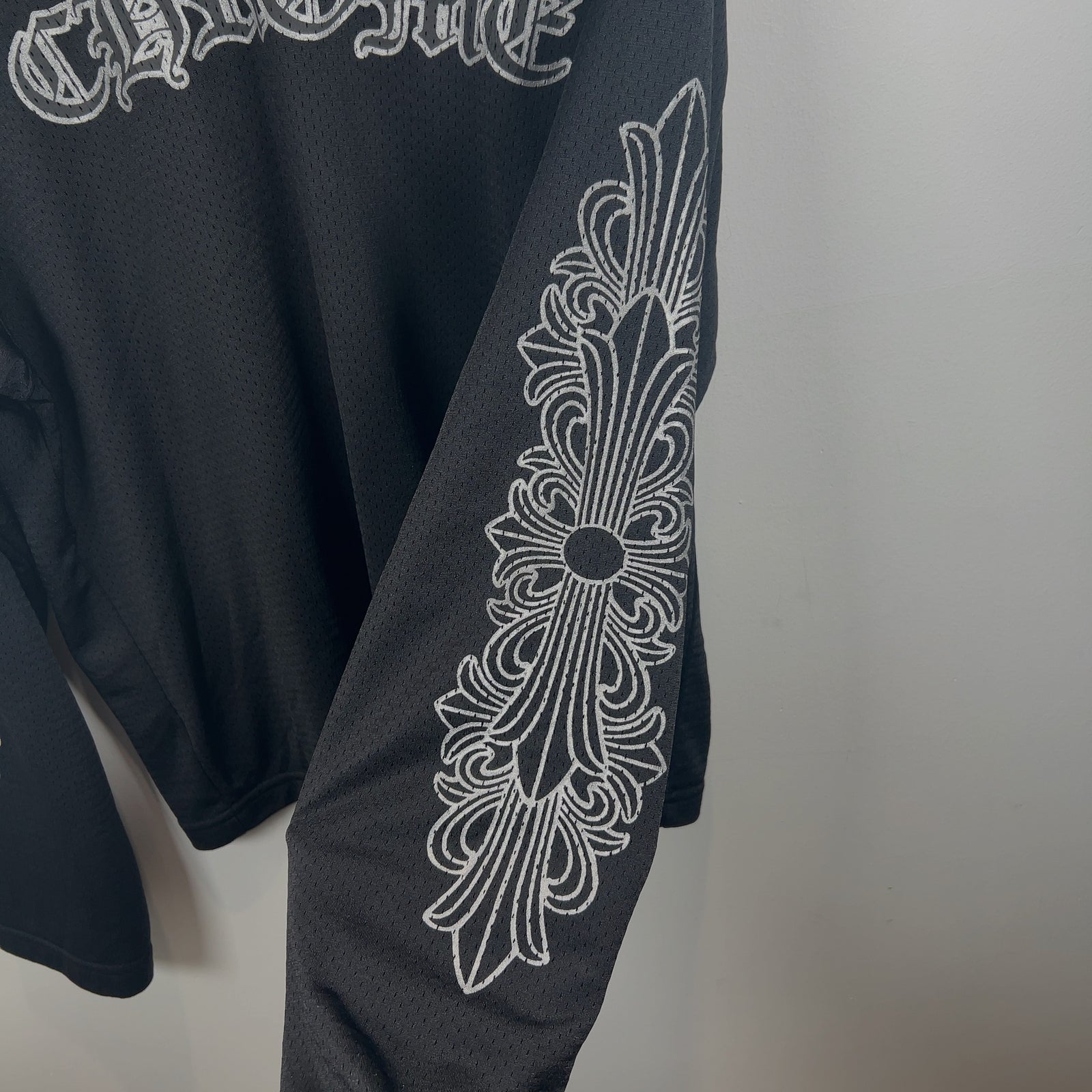 Chrome Hearts Floral Mesh Longsleeve Jersey