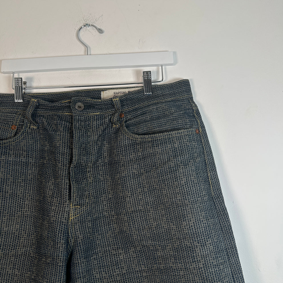 Kapital Century Denim 5P Monkey Cisco Jeans Size 38