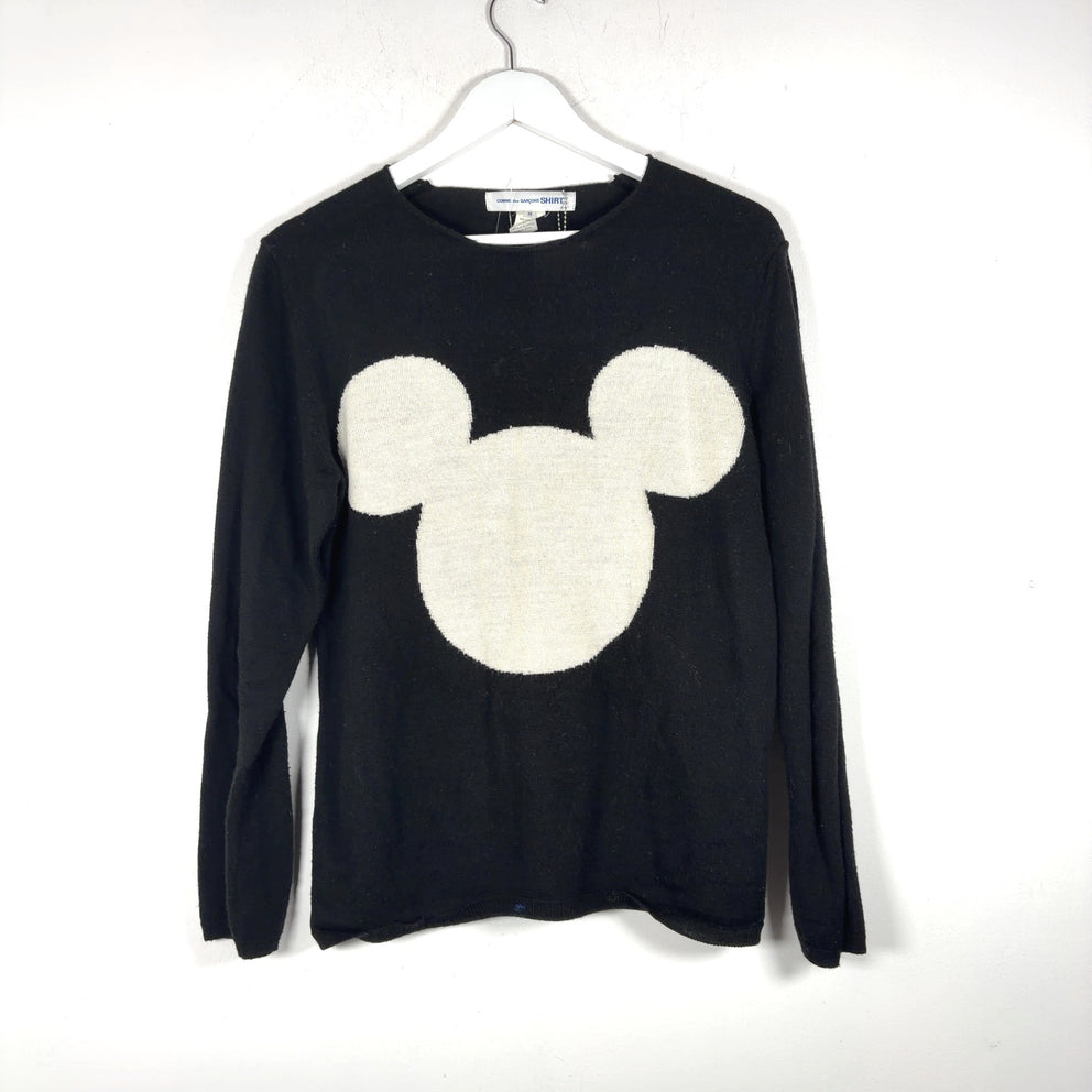 Comme Des Garcons Mickey Knit Sweater