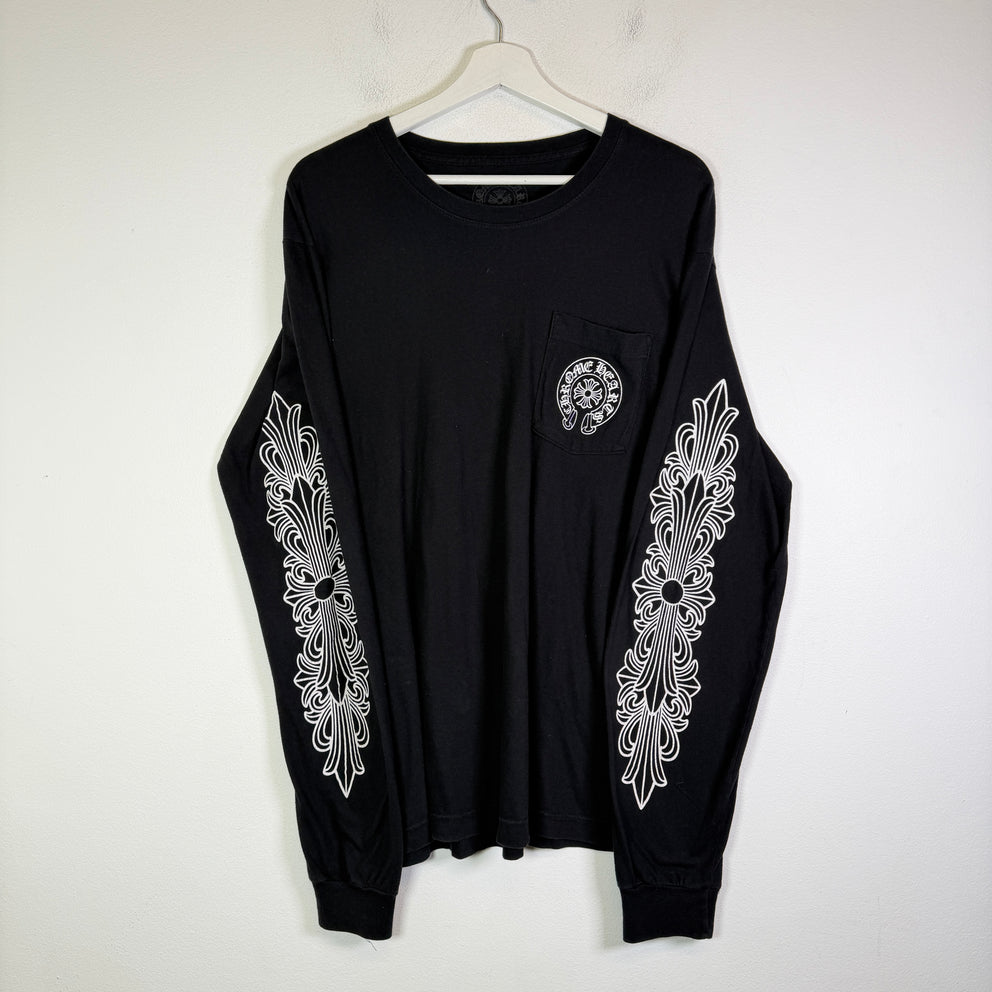 Chrome Hearts Paris Exclusive Floral Longsleeve