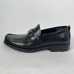 Salvatore Ferragamo David Lug Sole Leather Loafer