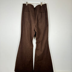 Rick Owens Brown Flared Bolan Pants Size 38